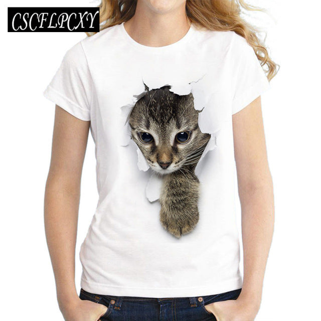 Women T Shirts Street Fashion Slim Summer Black T Shirt Women 2017 New Planet Print Casual Slim Women Tops T-Shirts Plus Size
