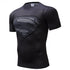 Superman Camisetas Homens Camisas de Compressão Batman Tops The Flash Camisetas Fitness Crossfit Tees Musculação camiseta rashguard