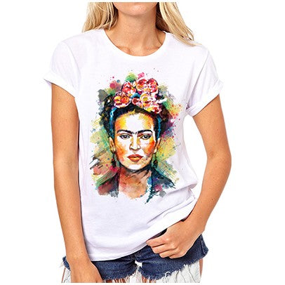 New 2017 Summer Women T-shirt Print Super T Shirt White Cotton Letter Tops Tee Harajuku Tshirt