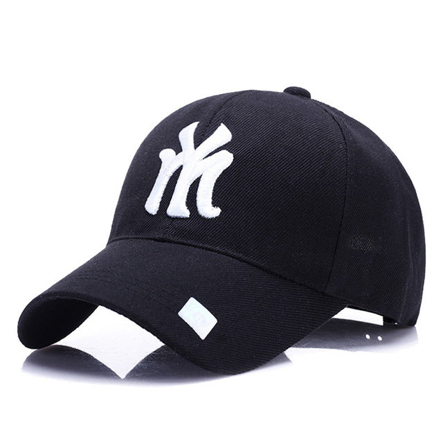 NY baseball cap summer mesh hats black adult unisex casual baseball caps adjustable cap snapback caps outdoors breathable hats