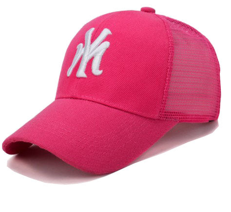 NY baseball cap summer mesh hats black adult unisex casual baseball caps adjustable cap snapback caps outdoors breathable hats