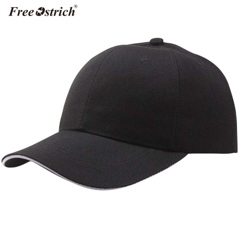 الحرة النعامة قبعة بيسبول كاب رياضي شبكة القبعات للرجال النساء أبي Casquette الصلبة Gorras Hombre القبعات الكلاسيكية الهيب هوب قبعات B0520