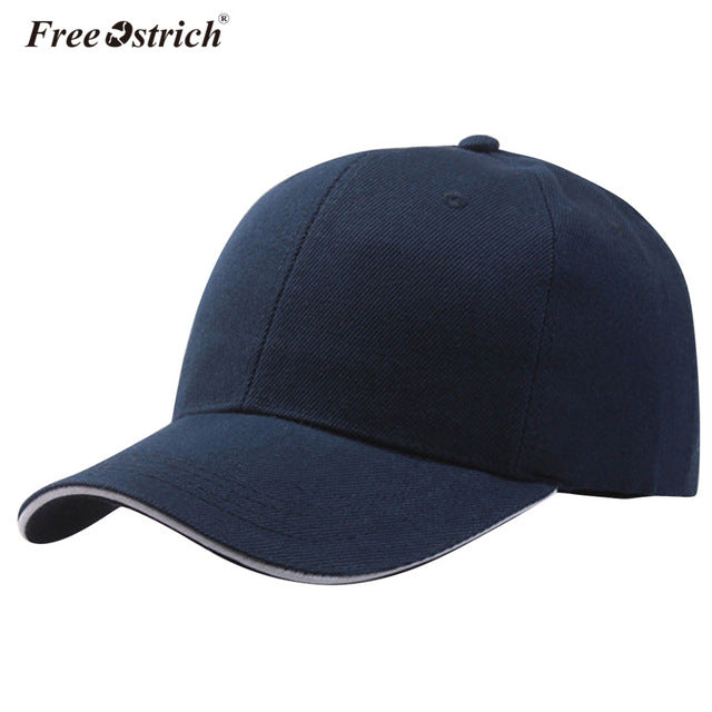 الحرة النعامة قبعة بيسبول كاب رياضي شبكة القبعات للرجال النساء أبي Casquette الصلبة Gorras Hombre القبعات الكلاسيكية الهيب هوب قبعات B0520