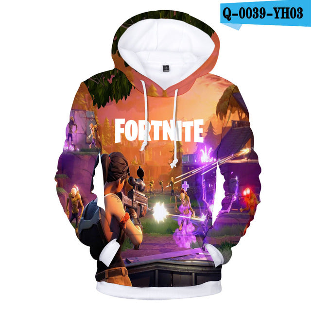 سويت شيرت بقلنسوة ثلاثي الأبعاد من Fortnite، سويت شيرت كاجوال بقلنسوة فورتيت ثلاثي الأبعاد للرجال، سويت شيرت لطيف بقلنسوة للنساء مناسب للارتداء في الخريف