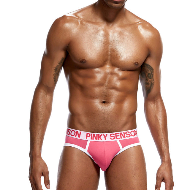 Gay Men briefs Sexy Color Shorts Underwear Cotton Men Cuecas Male Underpants Breathable Sleepwear