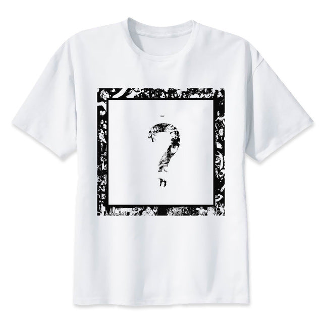 xxxtentacion R.I.P Character Print T-Shirt Fashion Casual Fitness Cool O-neck Men's T Shirt Summer Short Sleeve Men Clothing