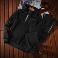 Loldeal Men's Sportswear Tracksuit Two Piece Sets Pullover Hoodies + Pants Sportwear Suit Male Hoodies plus sportsman wear M-5XL
