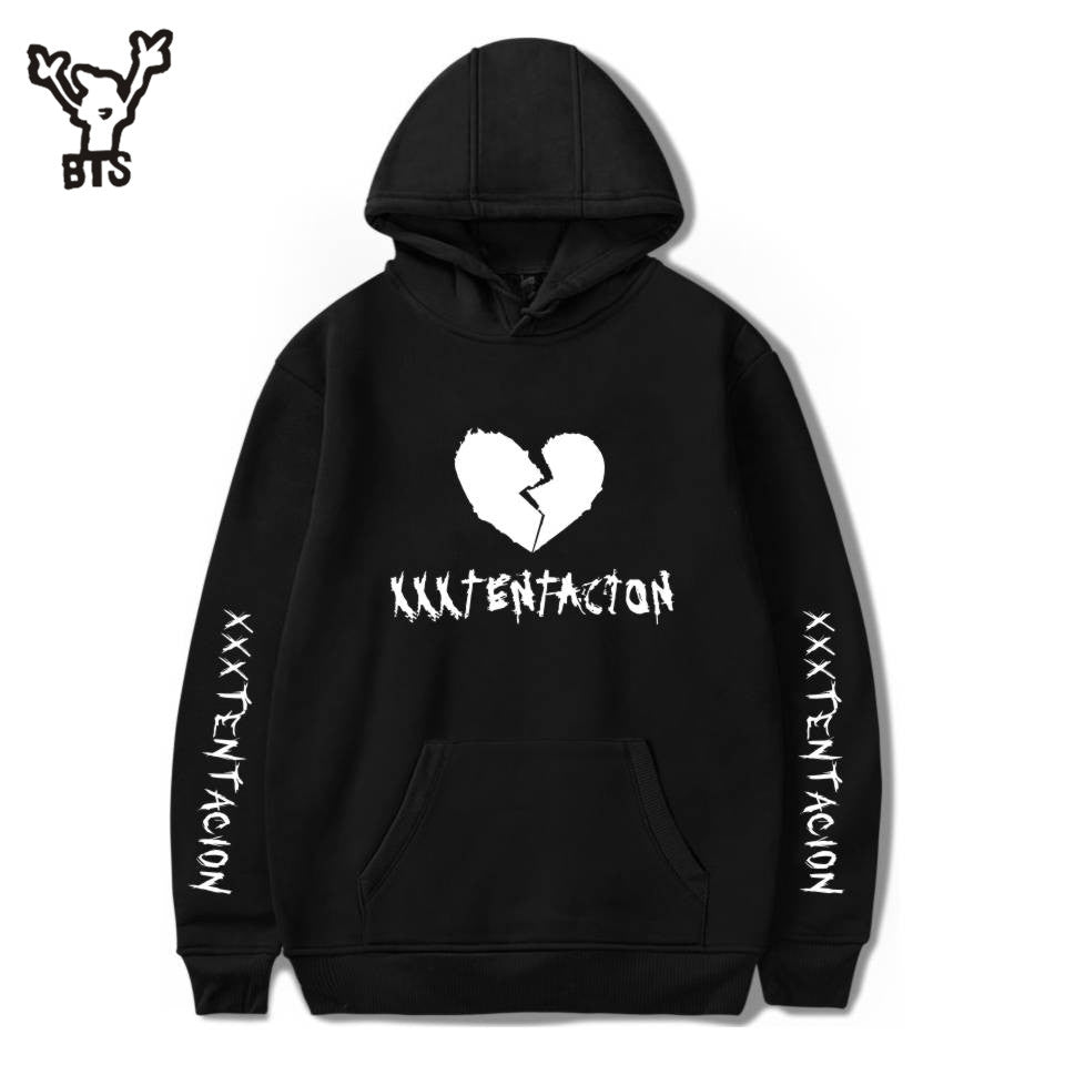 BTS الانتقام قتل الأزياء هوديس الرجال / النساء عارضة الهيب هوب XXXTentacion البلوز المشاعر للأبد Traksuit الصوف البلوز هودي