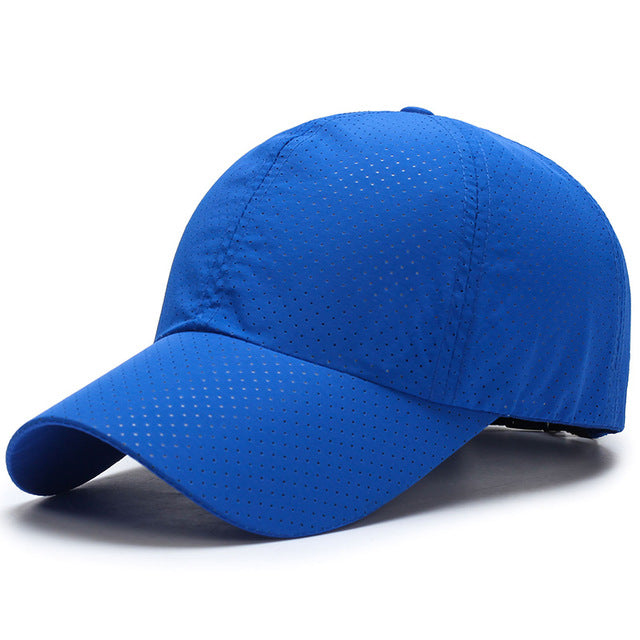 [AETRENDS] Men Women 2017 Summer Snapback Quick Dry Mesh Baseball Cap Sun Hat Bone Breathable Hats Z-5109