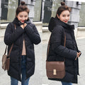 New parka women 2018 Winter Jacket Women Coats Hooded Ladies Coats Female Parka Thick Cotton Padded Lining Winter Female Coats