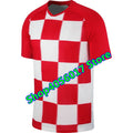 In spot! Best Quality adult T-shirt 2018 2019 new Croatia man shirts 17 18 Casual Red and white plaid shirt Tees Free shipping