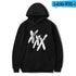Xxxtentacion هوديس حزين الرجال بلوزات مغني الراب الهيب هوب قناع السترة Sweatshirts الذكور/النساء سوداديراس هود hoddie