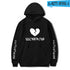 Xxxtentacion هوديس حزين الرجال بلوزات مغني الراب الهيب هوب قناع السترة Sweatshirts الذكور/النساء سوداديراس هود hoddie