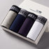 Threegun 4 pçs/lote boxer shorts sexy u convexo roupa interior masculina de algodão gay cueca masculina marca grande tamanho cuecas vetement homme