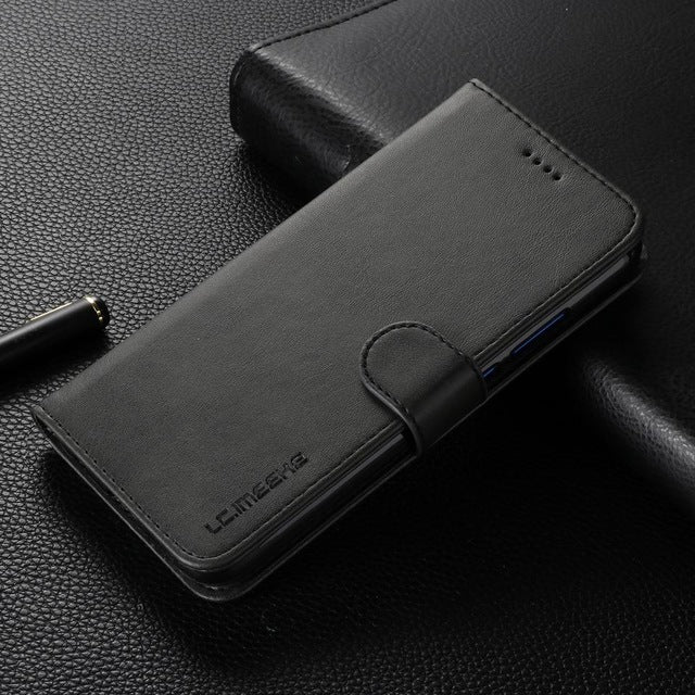 leather flip case for samsung galaxy a8 2018 case samsung galaxy a8 plus 2018 case wallet card holder for samsung a8 2018 cases