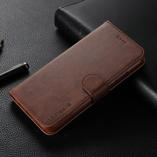 leather flip case for samsung galaxy a8 2018 case samsung galaxy a8 plus 2018 case wallet card holder for samsung a8 2018 cases