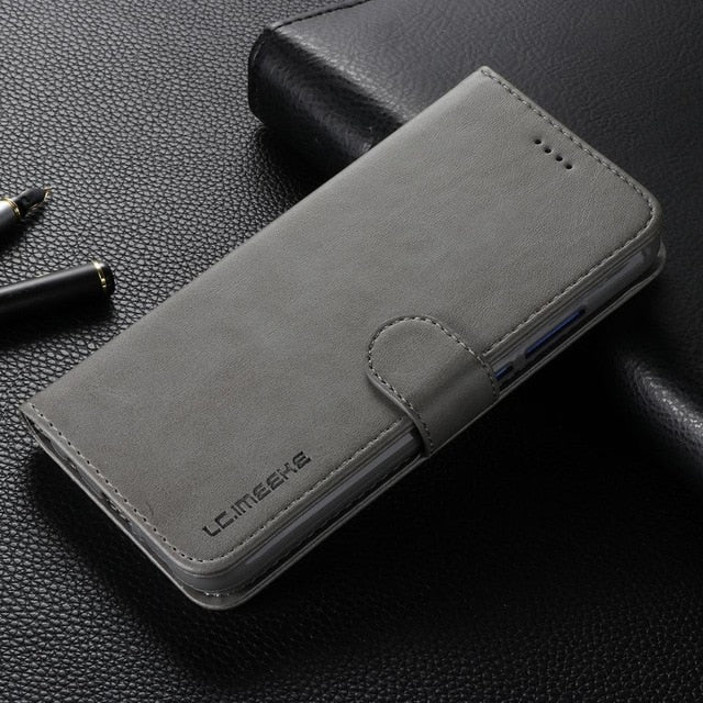 leather flip case for samsung galaxy a8 2018 case samsung galaxy a8 plus 2018 case wallet card holder for samsung a8 2018 cases