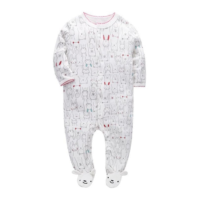 Orangemom Brand summer spring Baby Romper Long Sleeves 100% Cotton Baby Pajamas Cartoon Printed Newborn Baby Girls Boys Clothes
