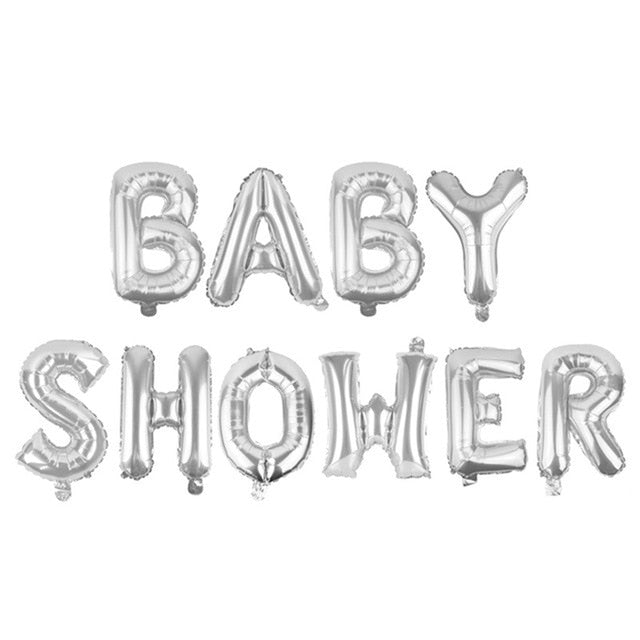 YORIWOO Baby Shower 16inch Oh Baby Foil Balloons It's Boy Or Girl Gender Reveal Rose Gold Balloons Babyshower Party Supplies Kid