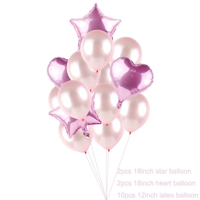 YORIWOO Baby Shower 16inch Oh Baby Foil Balloons It's Boy Or Girl Gender Reveal Rose Gold Balloons Babyshower Party Supplies Kid