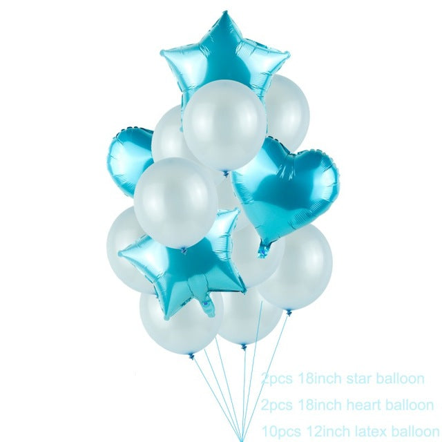 YORIWOO Baby Shower 16inch Oh Baby Foil Balloons It's Boy Or Girl Gender Reveal Rose Gold Balloons Babyshower Party Supplies Kid