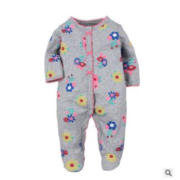 Orangemom Brand summer spring Baby Romper Long Sleeves 100% Cotton Baby Pajamas Cartoon Printed Newborn Baby Girls Boys Clothes