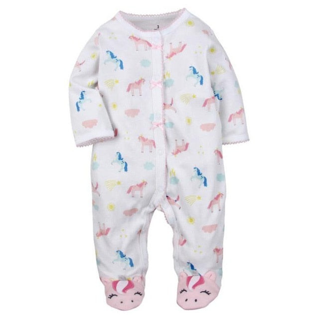 Orangemom Brand summer spring Baby Romper Long Sleeves 100% Cotton Baby Pajamas Cartoon Printed Newborn Baby Girls Boys Clothes