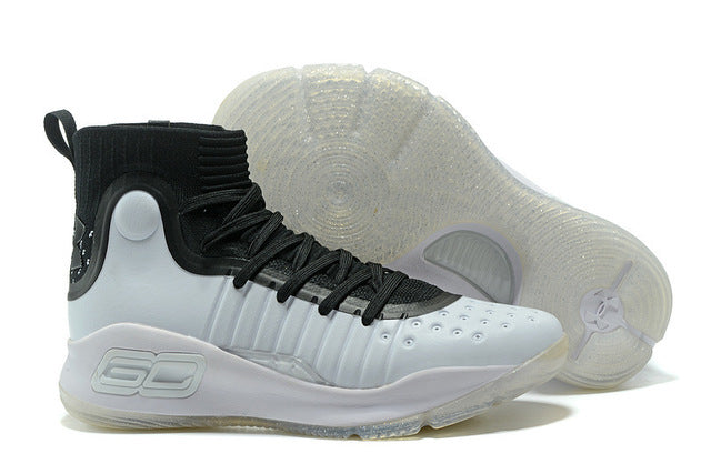 Sob a armadura ua curry 4 esporte tênis de basquete ao ar livre médio superior atlético masculino tornozelo botas ao ar livre sapatos 40-46