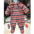 SP-SHOW confortável inverno crianças recém-nascidos bebê menino menina conjuntos de roupas de bebê super quente para baixo roupas de escalada do bebê impressão 003a