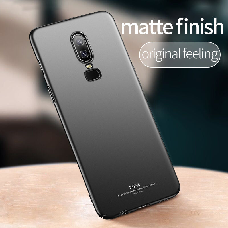 Msvii Luxury Fitted Case for Oneplus 6 5T Case for One plus 6 5 5T Case for Oneplus6 Ultra Thin Slim Cover Anti-knock Protection