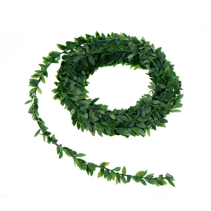 7.5m Artificial Ivy Garland Foliage Green Leaves Simulated Vine for Wedding Party Ceremony DIY Headbands