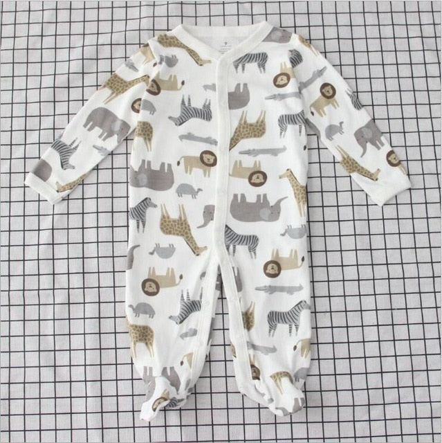 Orangemom Brand summer spring Baby Romper Long Sleeves 100% Cotton Baby Pajamas Cartoon Printed Newborn Baby Girls Boys Clothes