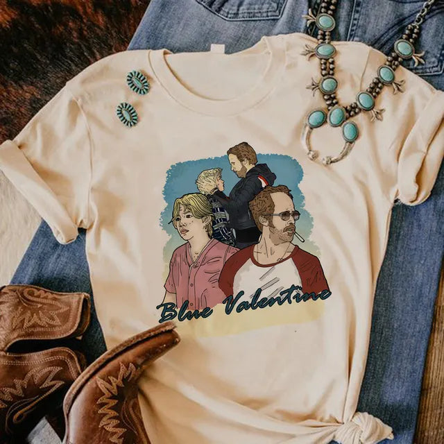 Ryan Gosling tshirt donna estate Tee femminile y2k abbigliamento