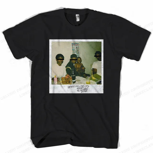 Rapper Kendrick Lamar T Shirt uomo moda T-Shirt cotone Tshirt bambini Hip Hop top Tees estate donna Tshirt Boy Tees Y2k vestiti