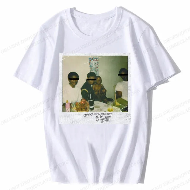 Rapper Kendrick Lamar T Shirt uomo moda T-Shirt cotone Tshirt bambini Hip Hop top Tees estate donna Tshirt Boy Tees Y2k vestiti