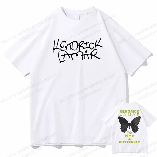 Rapper Kendrick Lamar T Shirt uomo moda T-Shirt cotone Tshirt bambini Hip Hop top Tees estate donna Tshirt Boy Tees Y2k vestiti