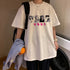 Nana osaki tshirt maglietta bianca maschile casual harajuku streetwear vestiti giapponesi tshirt harajuku kawaii