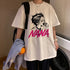 Nana osaki tshirt maglietta bianca maschile casual harajuku streetwear vestiti giapponesi tshirt harajuku kawaii