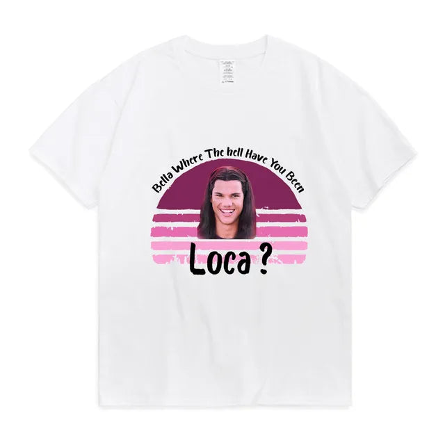 Bella pomba diavolo sei stato loca tshirt donna rua hip-hop harajuku impressão camiseta verão super popular camisetas 