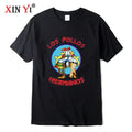 XIN YI uomo di alta qualità t-shirt100 % cotone Breaking Bad LOS POLLOS Chicken Brothers stampato casual divertente tshirt magliette maschili