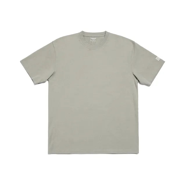 SIMWOOD 2023 estate nuovo 250g 100% cotone tessuto t-shirt uomo di alta qualità tinta unita manica a goccia magliette larghe Oversize top