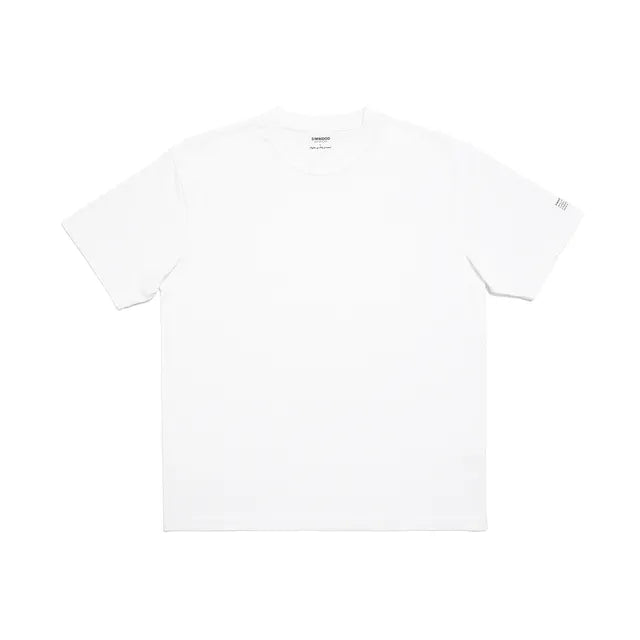 SIMWOOD 2023 estate nuovo 250g 100% cotone tessuto t-shirt uomo di alta qualità tinta unita manica a goccia magliette larghe Oversize top